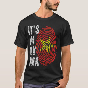 IT'S IN MY DNA Vietnam Flag Men Women Kids T-Shirt