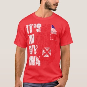 ITS IN MY DNA Wallis and Futuna Flag Boy Girl Gift T-Shirt