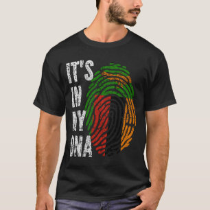 IT'S IN MY DNA Zambia Flag Men Women Kids T-Shirt