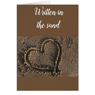 **IT'S IN THE SAND-NO WAVE CAN TAKE IT** LOVE CARD