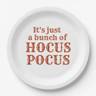 It's just a bunch of Hocus Pocus Paper Plate