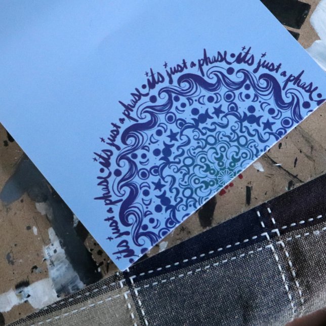 It's just a phase moon phases moonchild            notepad (Creator Uploaded)