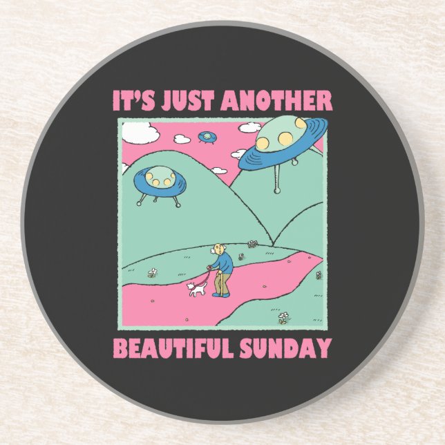 It's Just Another Beautiful Sunday Coaster (Front)
