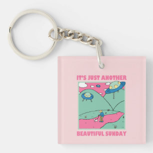 It's Just Another Beautiful Sunday Key Ring