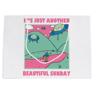 It's Just Another Beautiful Sunday Large Gift Bag