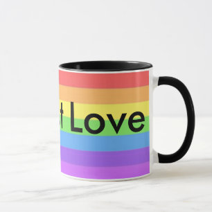 It's Just Love, LGBT Rainbow Coffee Mug