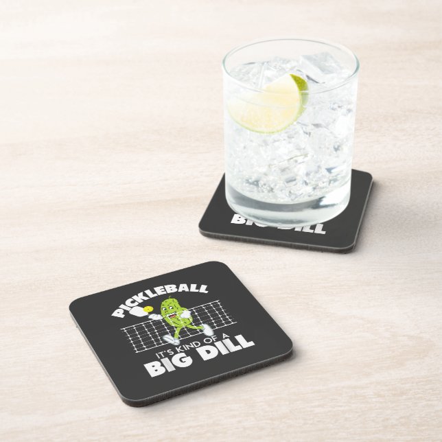 It's Kind of A Big Dill - Funny Pickleball Paddle Coaster (Right Side)