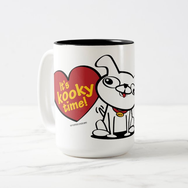It's Kooky Time Two-Tone Coffee Mug (Front Left)