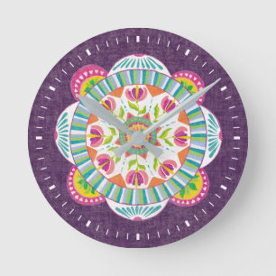 It's Like Frida III Round Clock