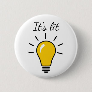 It's Lit Pun Button