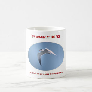 its-lonely-at-the-top-but-at-least-you-get-to-poop coffee mug