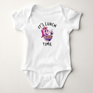 It's Lunch Time Baby Bodysuit