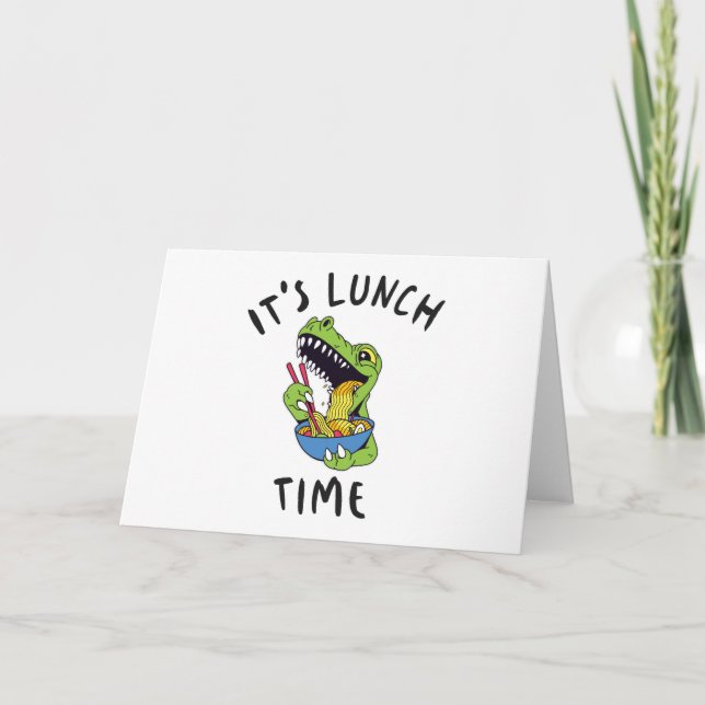 It's lunch time card (Front)
