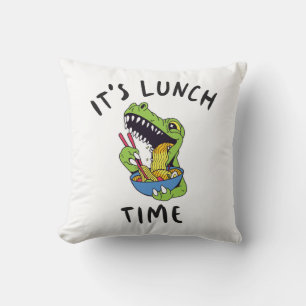 It's lunch time cushion