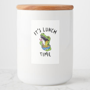 It's lunch time food label