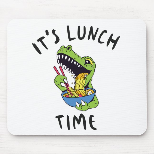 It's lunch time mouse pad (Front)