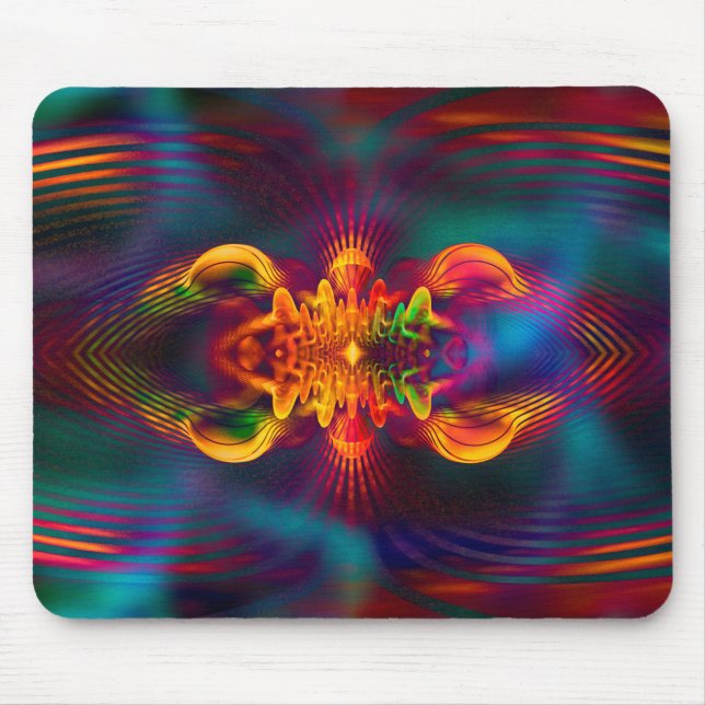IT'S MAGIC Apopphysis Fractal II + your idea Mouse Pad (Front)