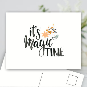 It's Magic Time Postcard
