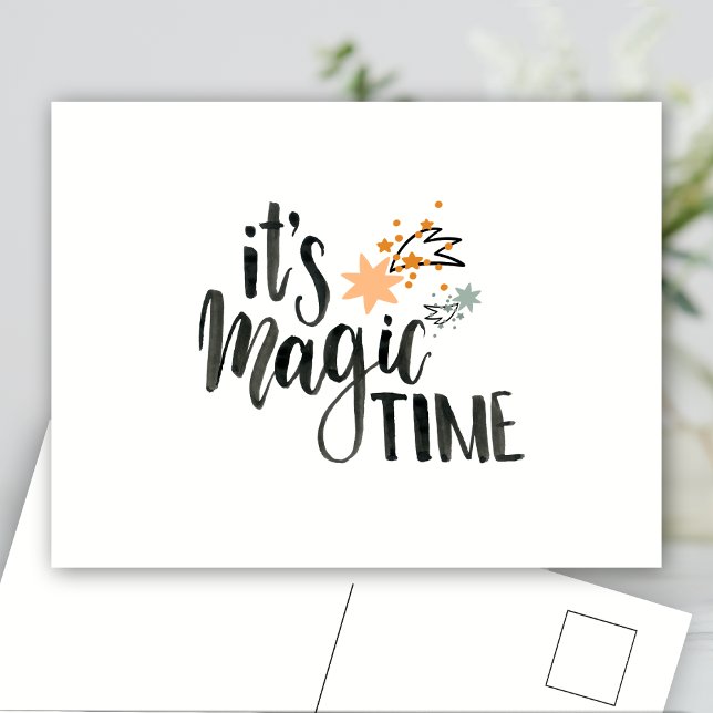 It's Magic Time Postcard (Creator Uploaded)