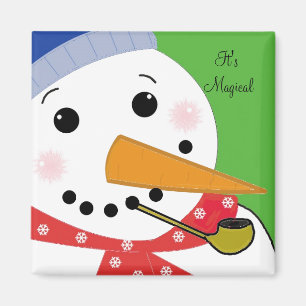 It's Magical Snowman Magnet