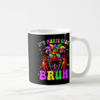 Its Mardi Gras Bruh Funny Crawfish Outfit Boys Gir Coffee Mug