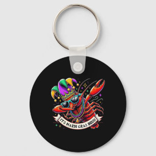 It's Mardi Gras Bruh - Funny Dabbing Crayfish Mard Key Ring