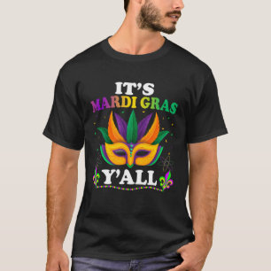 Its Mardi Gras Yall Mardi Gras Outfit for Women Gi T-Shirt