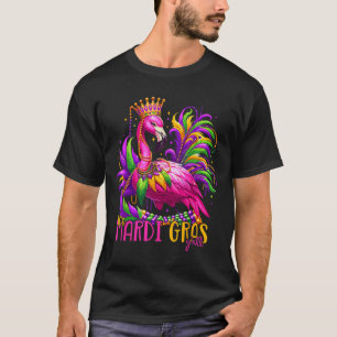 Its Mardi Gras Yall Mardi Gras Party Flamingo Wome T-Shirt