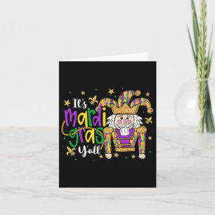 It's Mardi Gras Yall Nutcracker Jeaster Hat Men Wo Card