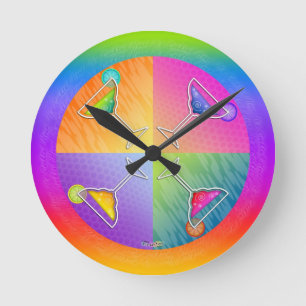 IT'S MARGARITA TIME! WALL CLOCK