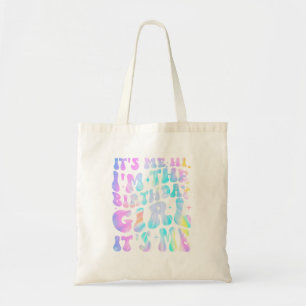 It'S Me Hi I'M Birthday Girl It'S Me Groovy Tote Bag