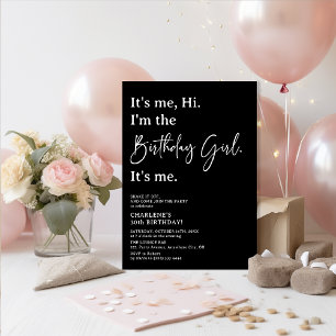 It's Me Hi. I'm the Birthday Girl Party Invitation