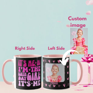 It's Me Hi I'm The Birthday Girl Personalised Gift Mug