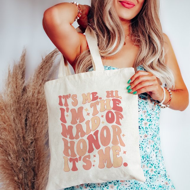 Its Me Hi Im the Maid Of Honour Its Me Personalise Tote Bag (Creator Uploaded)