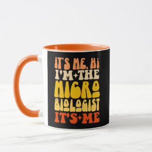 It's Me Hi I'm The Microbiologist It's Me Groovy Mug