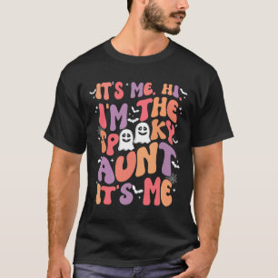 It's Me Hi I'm The Spooky Aunt It's Me Retro Hallo T-Shirt