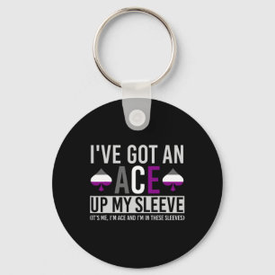 Its Me Im Ace And Im In These Sleeves Fun LGBT Ase Key Ring