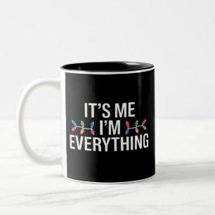 Its Me I'm Everything Family Christmas Matching Two-Tone Coffee Mug