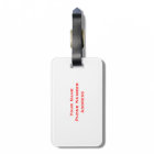 It's me! Personalised Luggage tags.