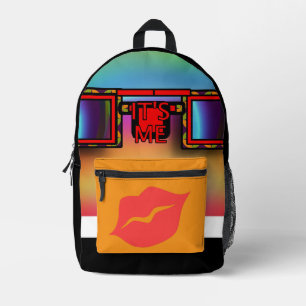 IT'S ME Whimsical Printed Backpack