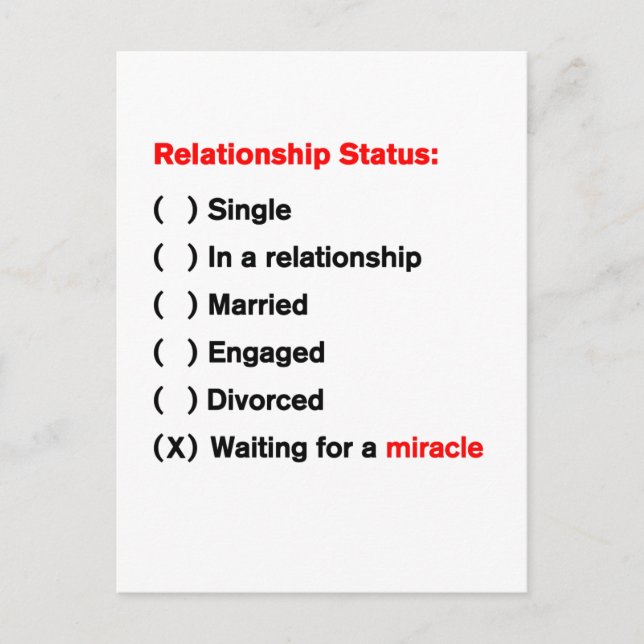 It's Miracle Postcard (Front)