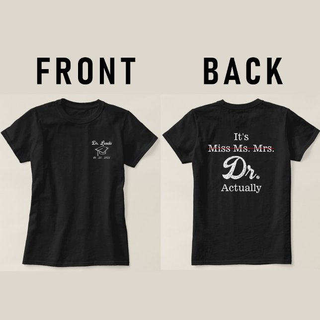 It's Miss Ms. Mrs. Dr. Actually Funny humour meme T-Shirt (Creator Uploaded)