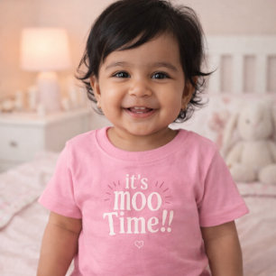 it's Moo Time Eid Adha funny  Baby TShirt 
