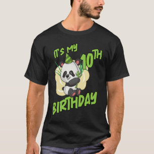 Its My 10 Birthday Panda T-Shirt