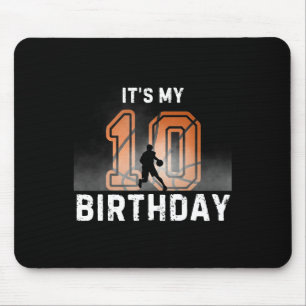 It's My 10th Birthday Sketll Party Sketll Birthday Mouse Pad