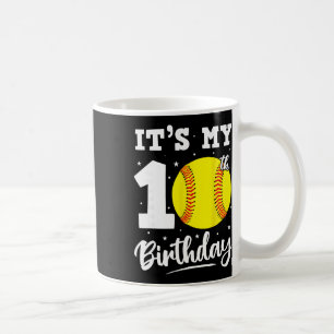 It's My 10th Birthday Softll Ten Year Old Birthday Coffee Mug
