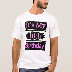 It's My 10Th Birthday T-Shirt