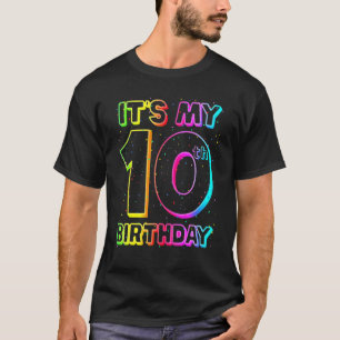 It's My 10th Birthday Tenth Anniversary 10 Year Ol T-Shirt
