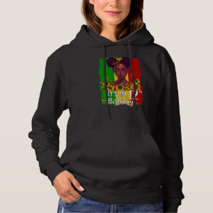It's My 12th Birthday 12 Years Old Black Melanin W Hoodie