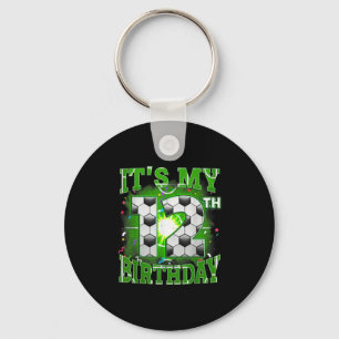 Its My 12th Birthday Boys Soccer 12 Years Old Part Key Ring